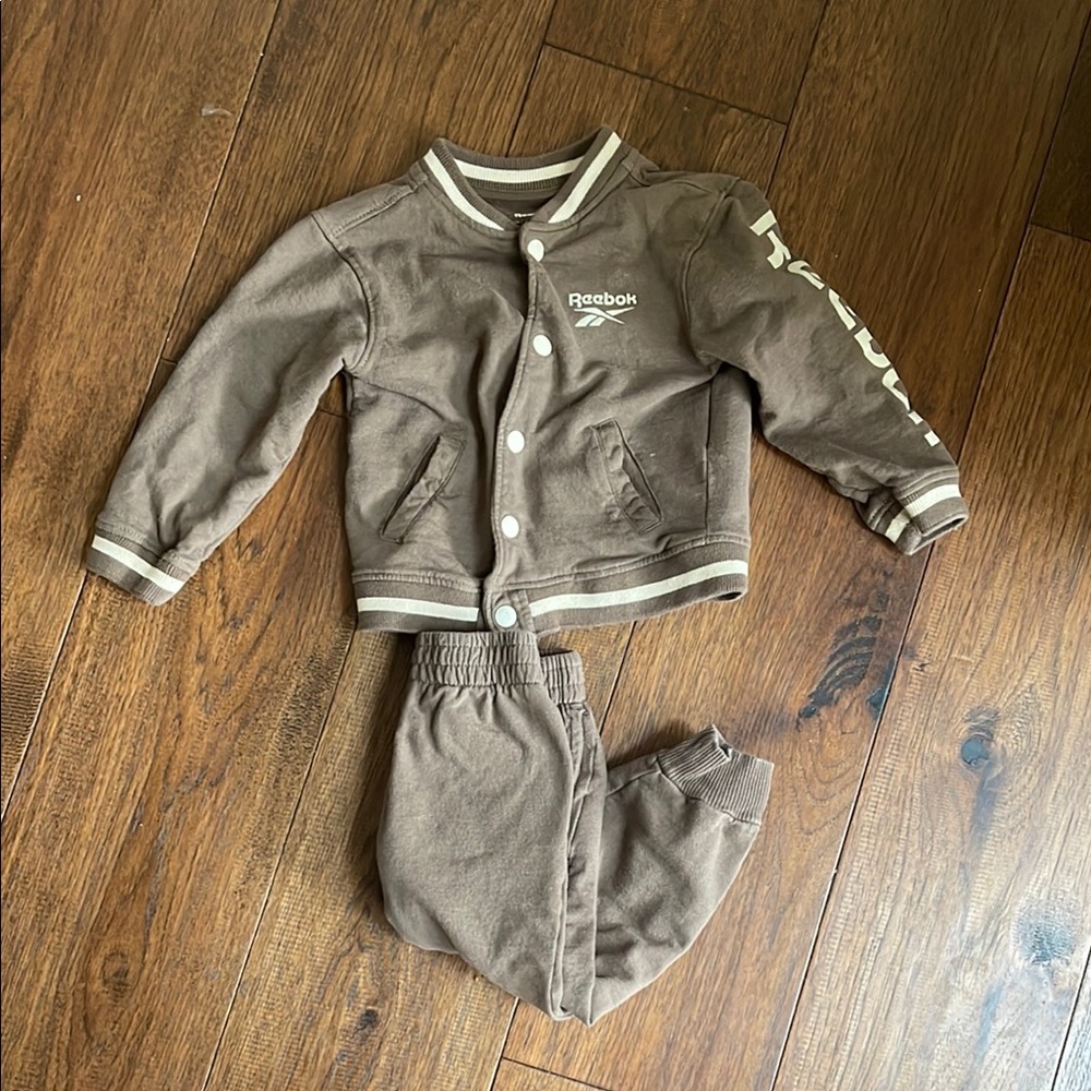 Reebok Brown Baby Tracksuit